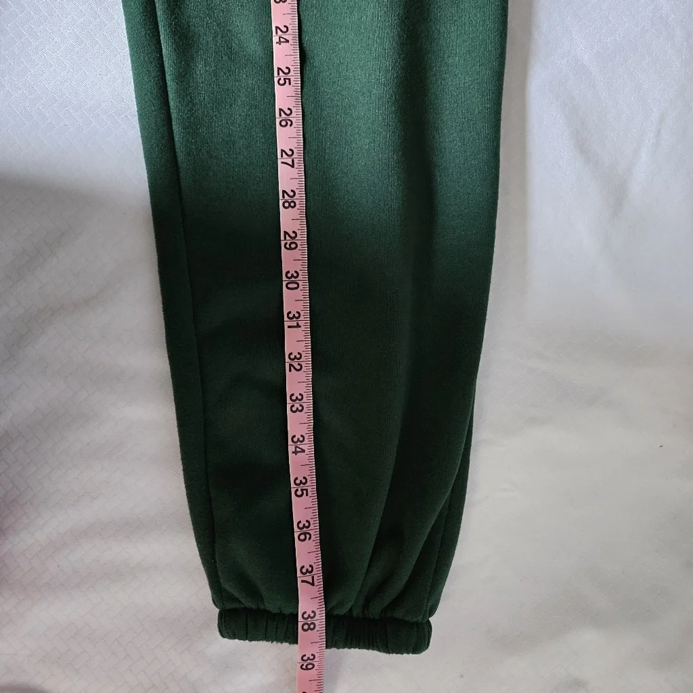 Forest Green Sweatpants With Butterfly‎ Print Size large